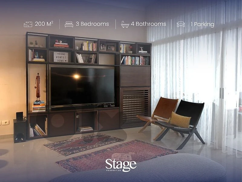 Spacious 200 SQM Apartment for Rent in the Heart of Badaro