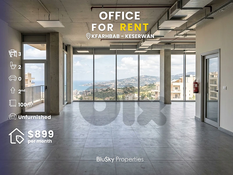 Office For RENT In Kfarhbab مكتب للإيجار #CA