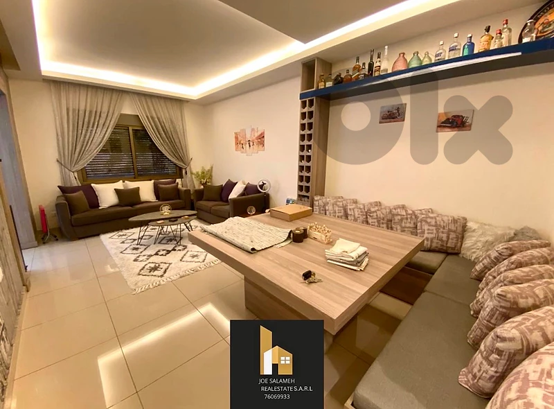Apartment for sale in Zouk Mosbeh 125m2 furnished/Decorated 140,000$