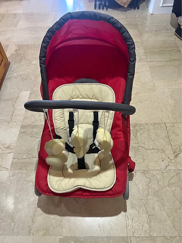 Comfy Baby Bouncer/Rocker with Toy Bar