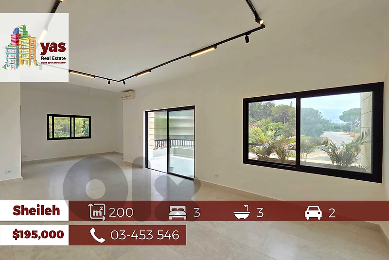 Sheileh 200m2 | Excellent Condition | Well Lighted | Open View | TO