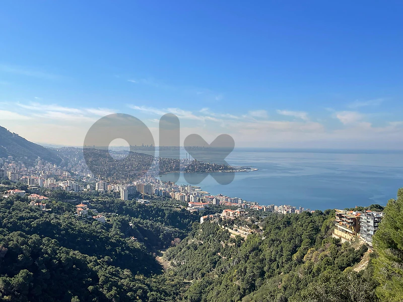1311 SQM Amazing Land for Sale in Kfarhbab with a Breathtaking View