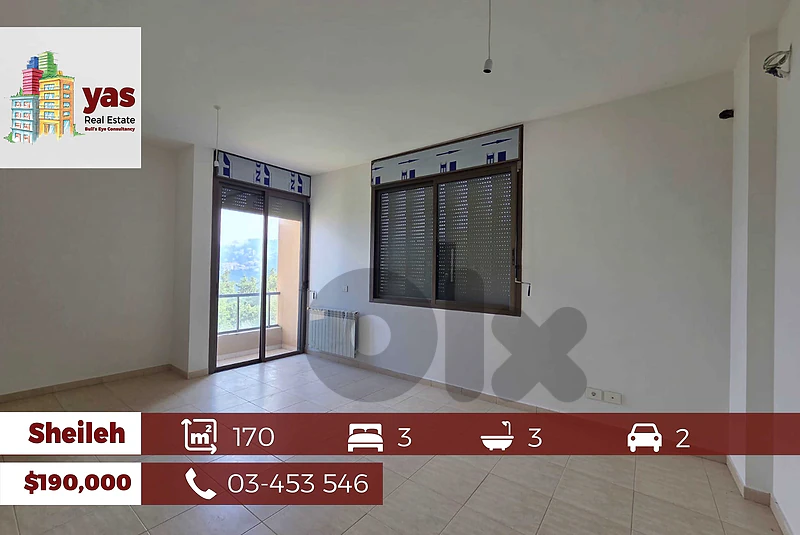 Sheileh 170m2 | New Apartment | Mint Condition | Open View | TO |