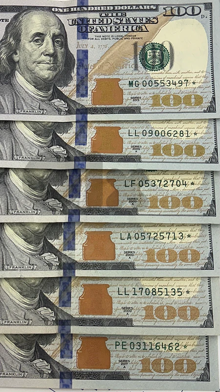 6 Star Note 100 USD