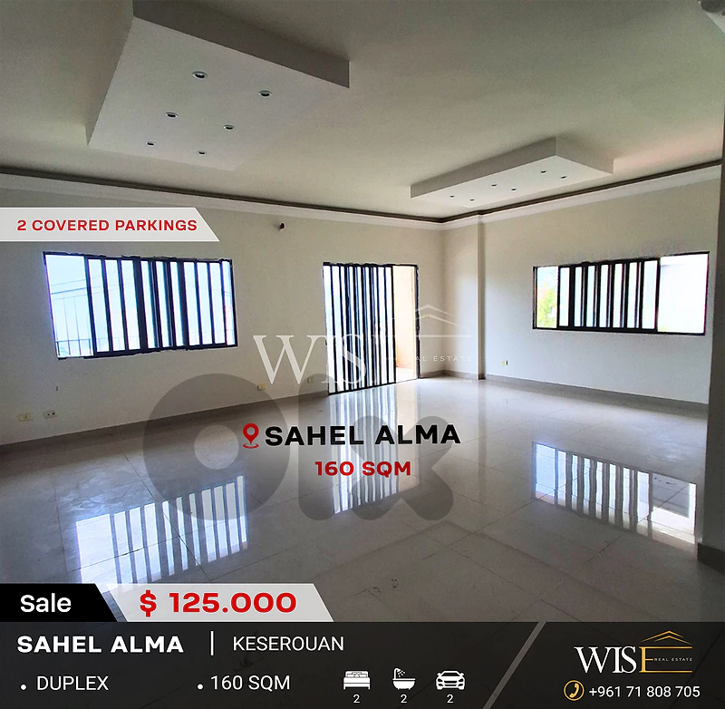 🏠 160 SQM Duplex for SALE in Sahel Alma!