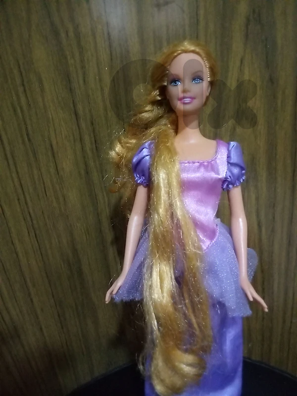 Barbie AS RPUNZEL GROWING HAIR Part Mattel2001 bend legs Asnew doll=42