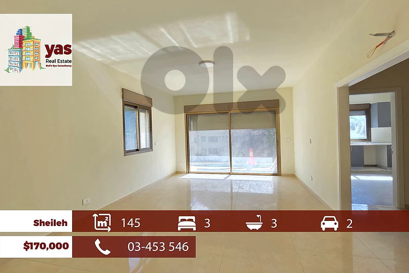Sheileh 145m2 | Brand New | Open View | High End Flat | TO