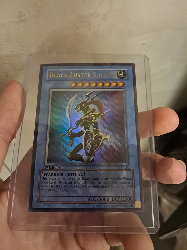 yugioh Black Luster Soldier 1st Edition