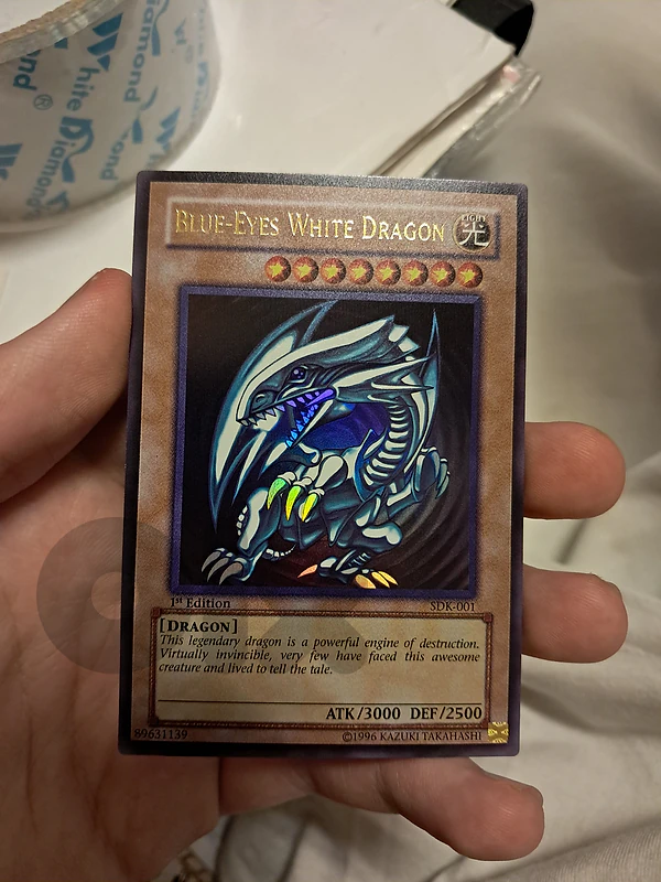 yugioh Blue-Eyes White Dragon