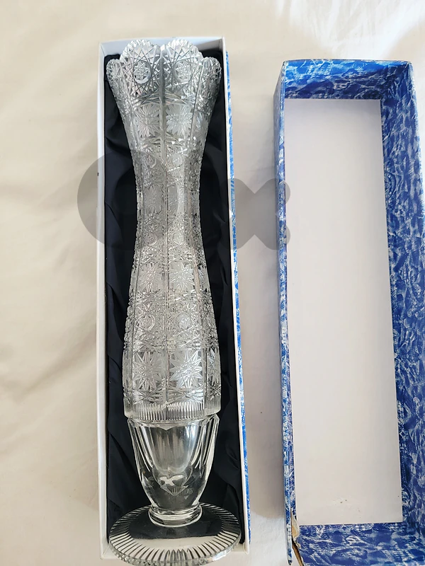 bohemia crystal vase