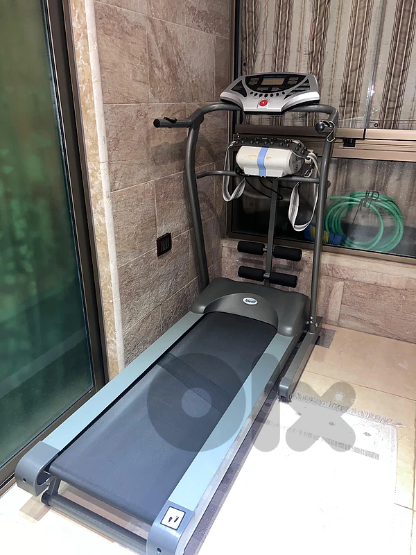 Meiti Multi-Function Folding Treadmill with Massage Belt & Sit-Up Bars