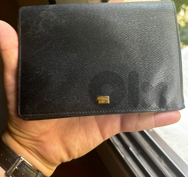 vintage wallet dupont original final 20$