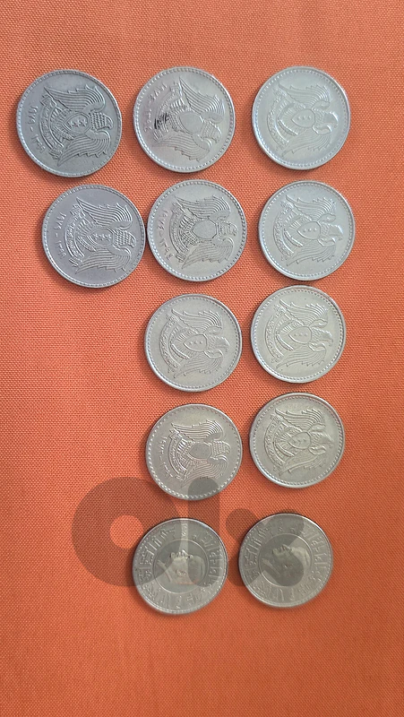 Syrian Coins Mega Lot 81pcs | 1950s-1990s | 5p to 1 Pound | Collectors