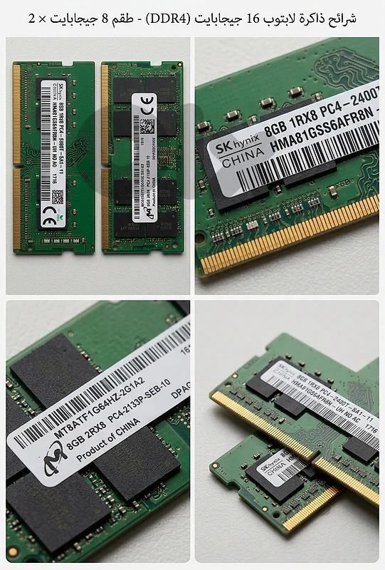 16GB (2x8GB) DDR4 Laptop RAM - SO-DIMM 16GB (2x8GB) DDR4 Laptop RAM - SO-DIMM