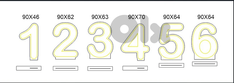 Led numbers Led numbers