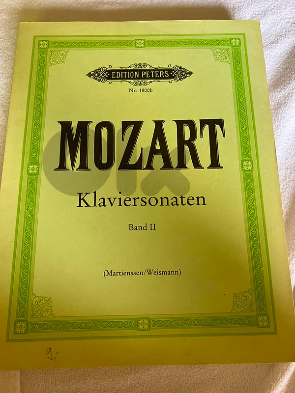 Mozart Klaviersonaten Band II Urtext G. Henle Verlag W/ Original Appen