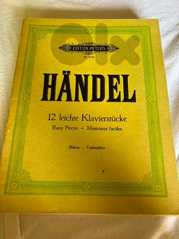 Handel Sonatas For Violin And Piano Volume II Peter Editions