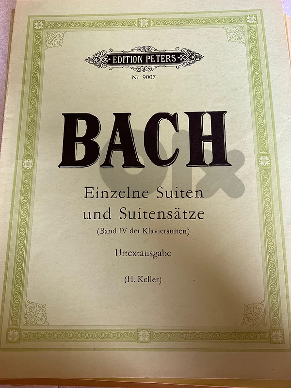 Bach J. S. French Suites Piano