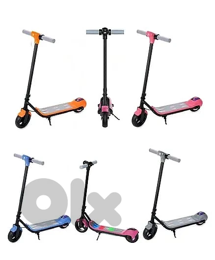 kids e scooter with rgb and bluetooth