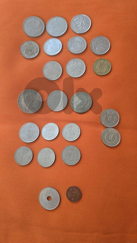 Vintage European Coins Lot - 23 Pieces - 1950s to 1980s