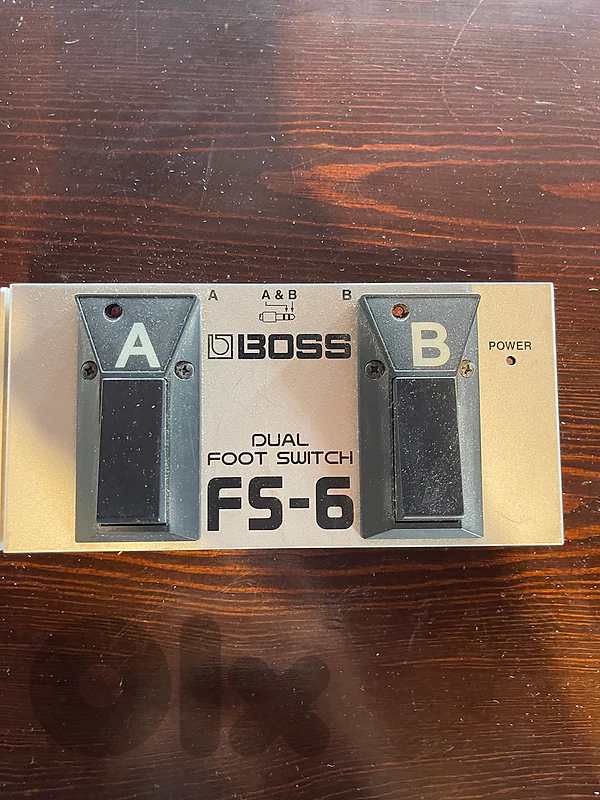 boss guitar pedal - foot switch pedal - fs 6