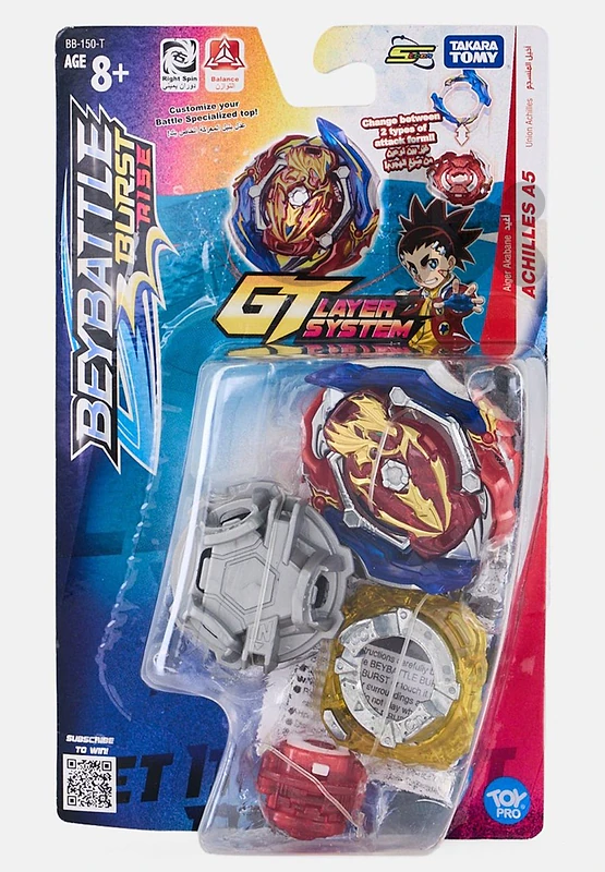 Beyblade Burst Takara Tomy أخيل المنسجم