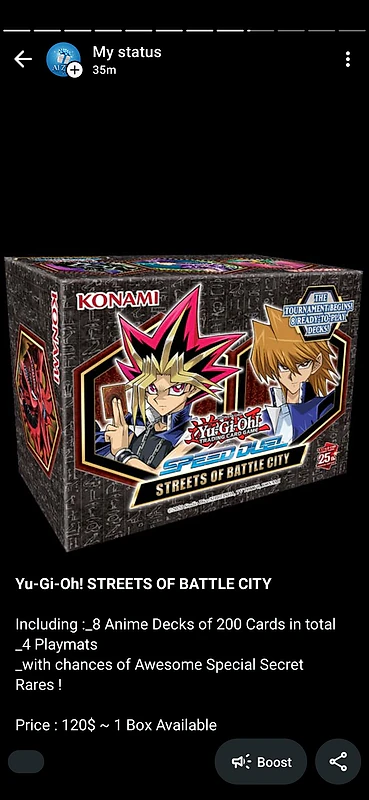 yugioh Streets of Battle City New Box 200 cards