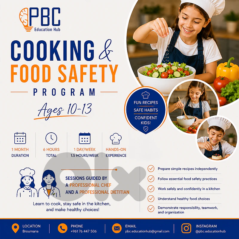 Cooking & Food Safety Program Cooking & Food Safety Program