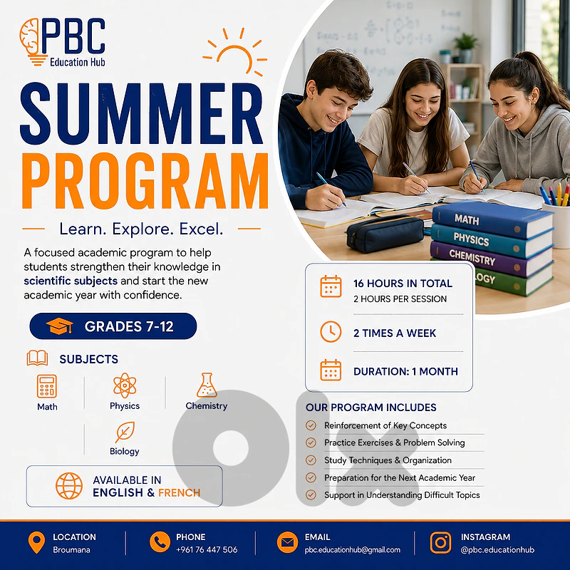 Summer Program Summer Program