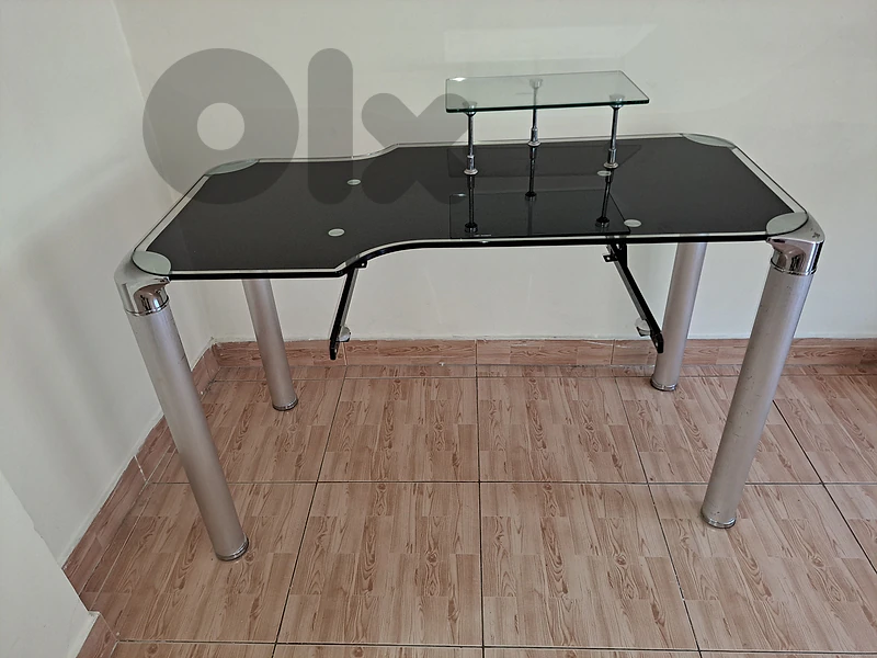 Glass desk