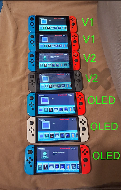 Modded/Hacked Nintendo Switch Consoles