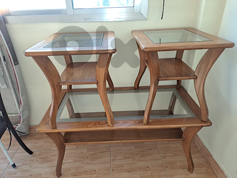 Glass coffe tables