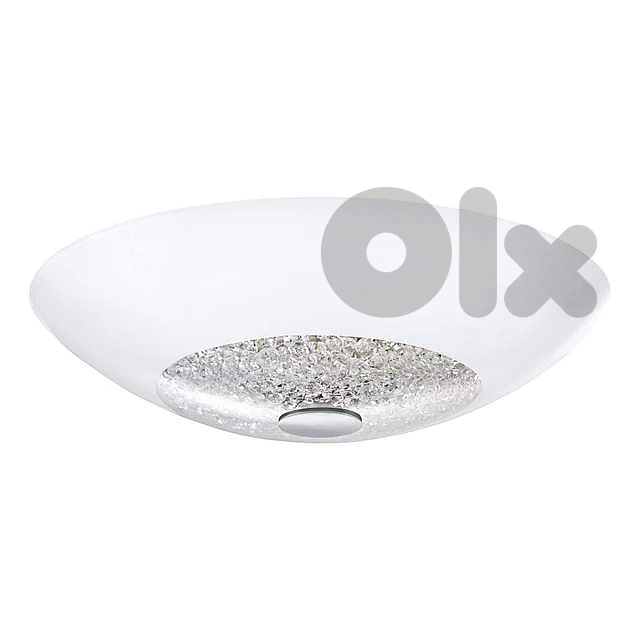 EGLO Ellera Crystal Halo: Flush Mount Ceiling Light with Crystal Inlay EGLO Ellera Crystal Halo: Flush Mount Ceiling Light with Crystal Inlay