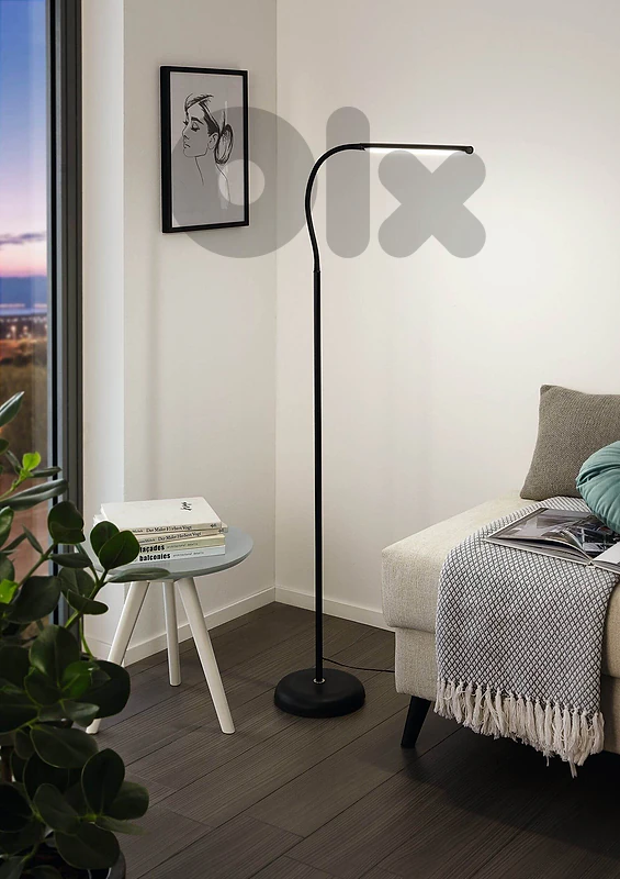 EGLO Laroa LED Floor Lamp – Slim, Dimmable Task Lighting EGLO Laroa LED Floor Lamp – Slim, Dimmable Task Lighting