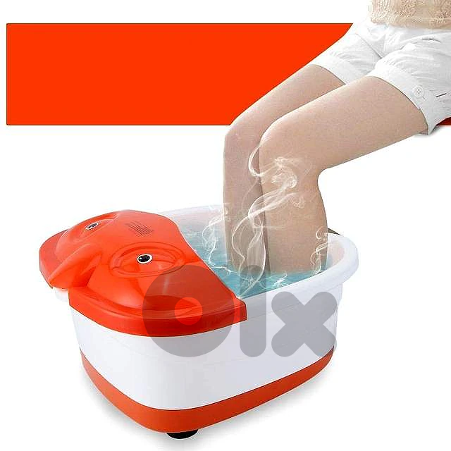 Foot Spa Massager – Heated Soak w/ Infrared Rollers & Bubbles