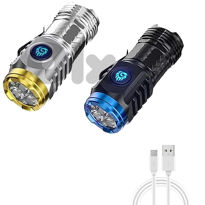 Three-Eyed Mini LED flashlight