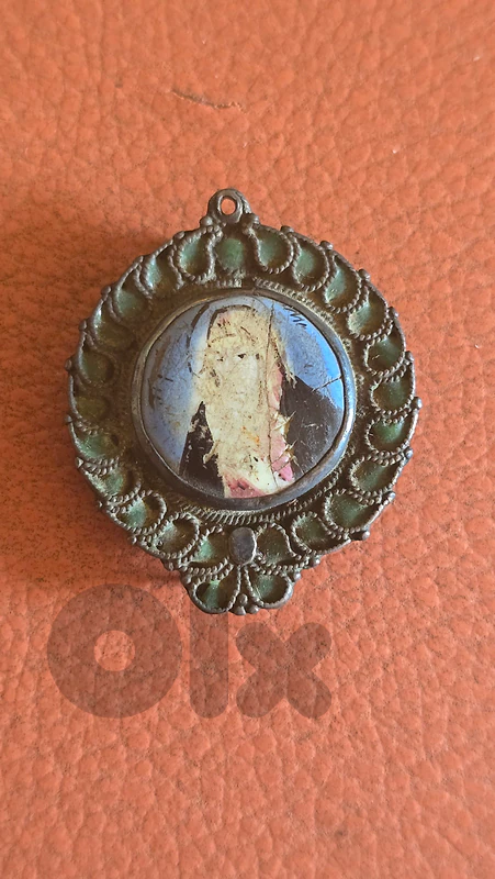 Vintage Religious Pendant / Icon - Late 1800s Early 1900s