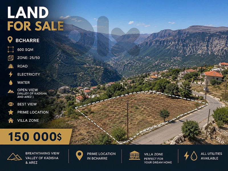 land for sale 📍Bcharre