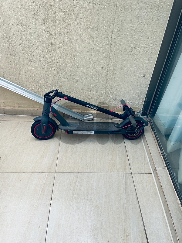 bicycle and scooter