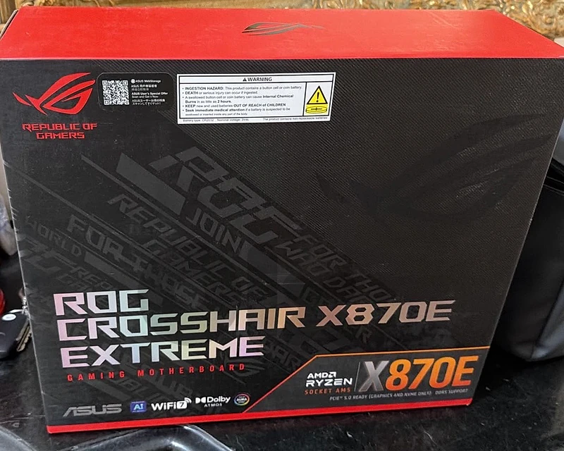 asus rog crosshair x870e extreme asus rog crosshair x870e extreme