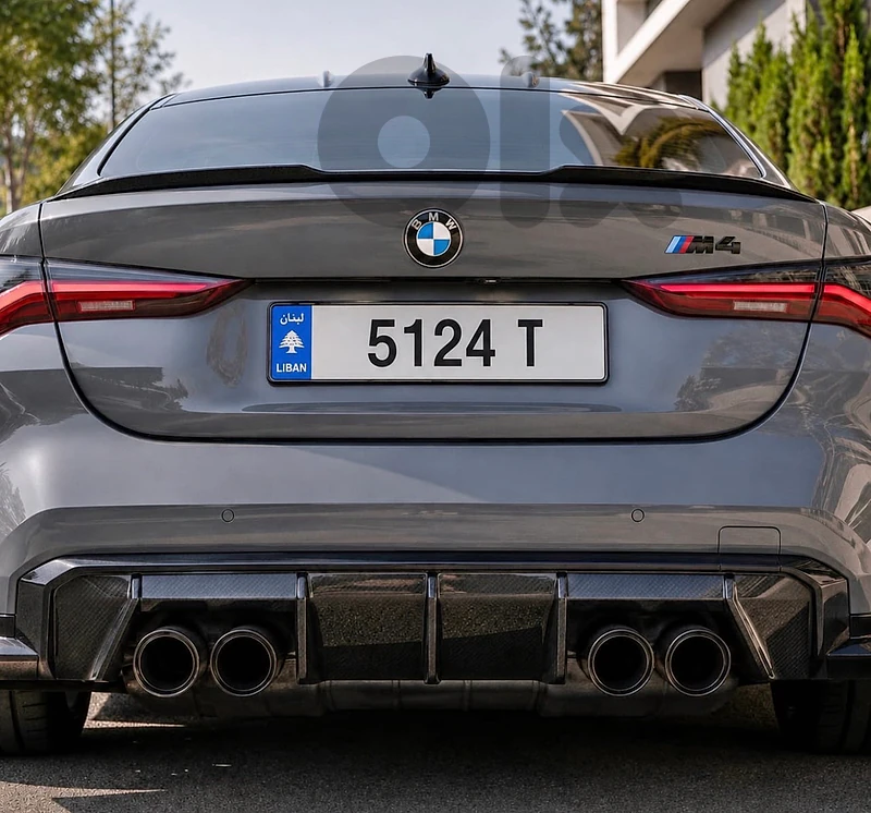 car plate 5124 N