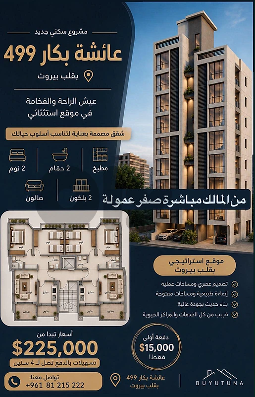 Apartments for Sale – Aïcha Bakkar