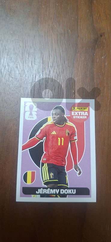 Jeremy Doku extra sticker