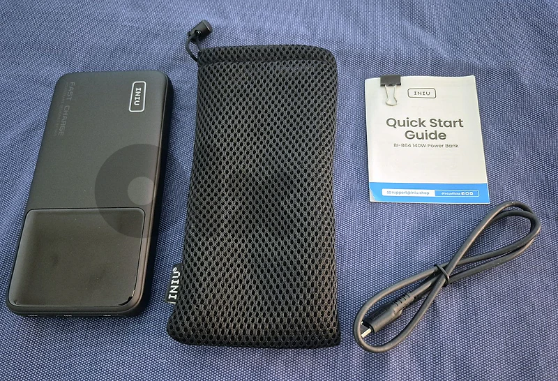INIU Fast Charging Power Bank 140W 27000mAh w. Digital Display