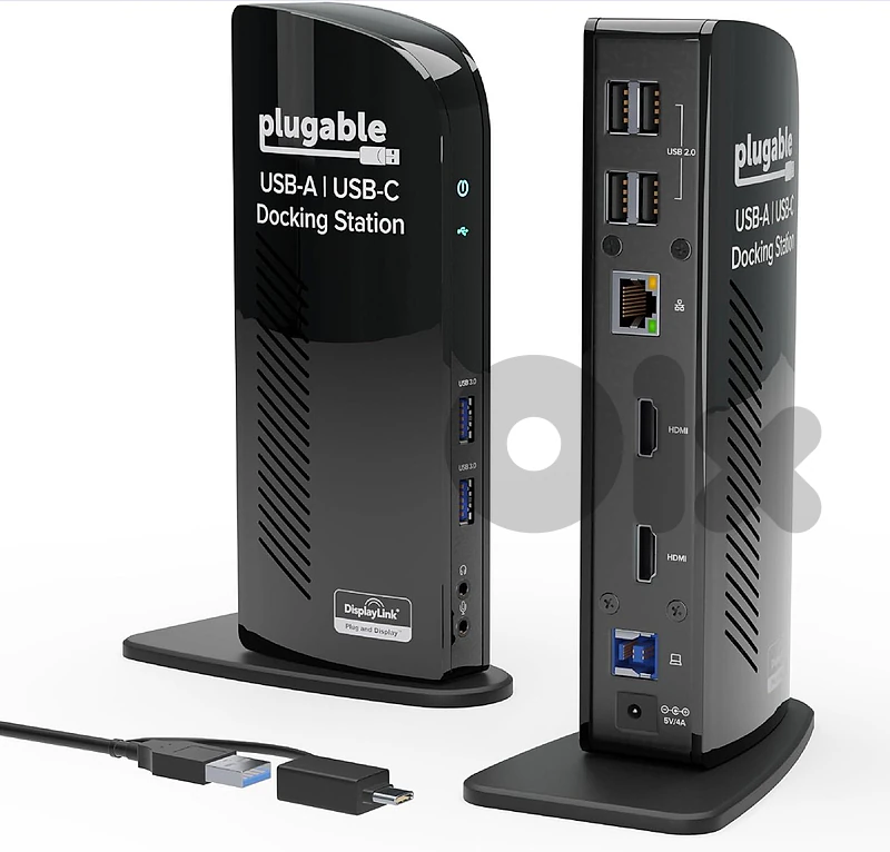 Universal Docking Station for Desktops, Laptops, Tablets (USB 3.0)