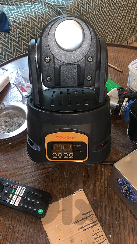 moving head stage light .