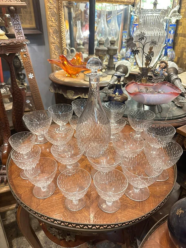 21 pieces crystal set baccarat France 21 pieces crystal set baccarat France
