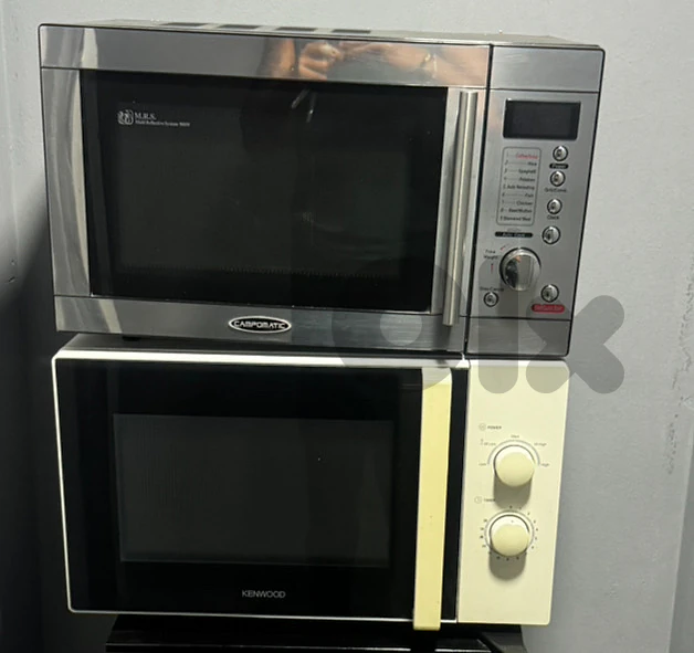 microwave kenwood & campomatic used like new