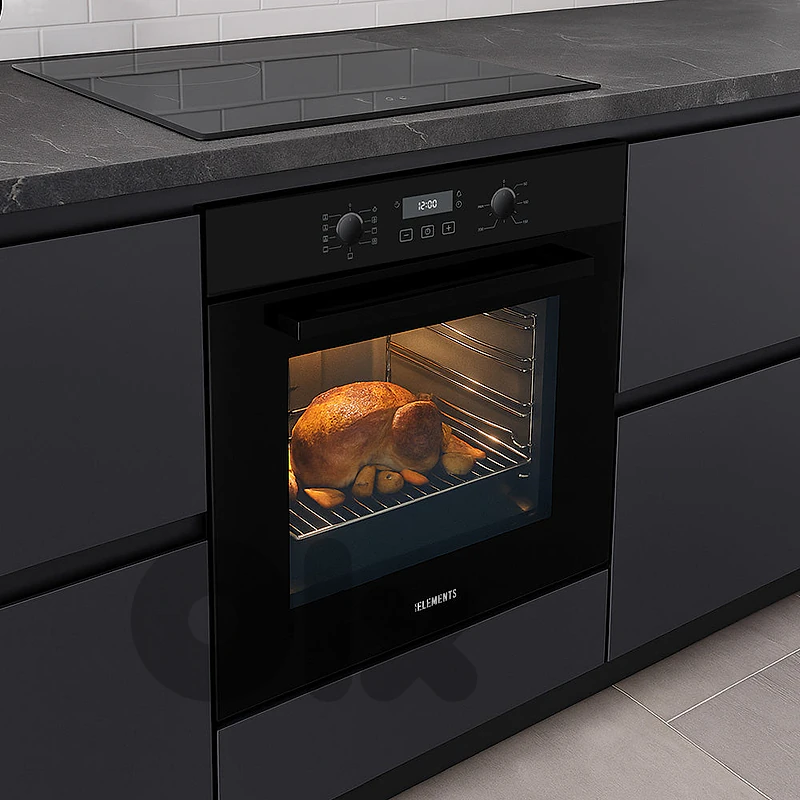 KB ELEMENTS Built-In Gas Oven 60cm - 73L Capacity, Convect (ELK73GV2)