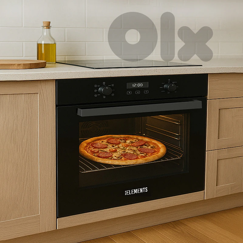 KB ELEMENTS Built-In Gas Oven 90cm - 135L Capacity, Convec (ELK90GV2)